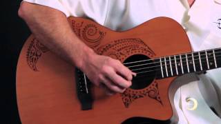 Luna Guitars' Oracle series Tattoo Acoustic/Electric: Product Spotlight