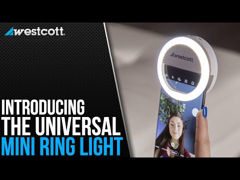 Westcott Universal Mini Ring Light (3.5 Inches) for Mobile Phones/Devices