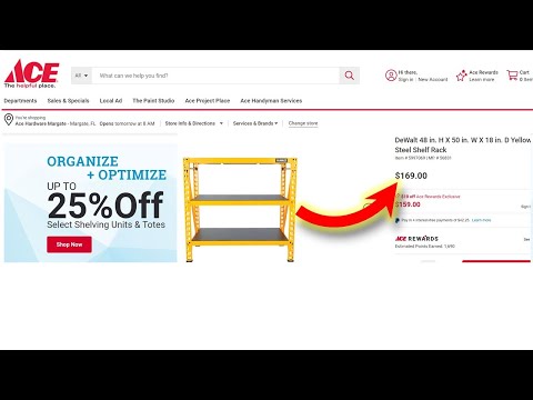 Ace Hardware DeWalt/Craftsman Shelves BEAT Home Depot, Amazon Price!