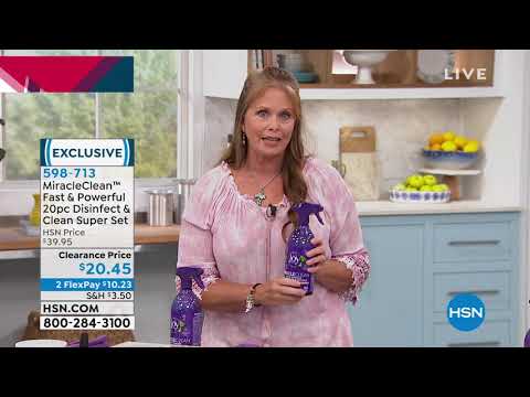 MiracleClean Fast   Powerful 20piece Disinfect   Clean S...