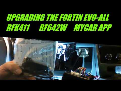 INSTALL/PROGRAMMING FORTIN EVO-ALL UPGRADE RF ANTENNA KITS  RFK411, RF642W & MYCAR SMART PHONE APP
