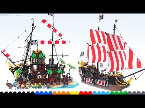 🔄 LEGO Ideas 2020 Pirates of Barracuda Bay + Black Seas Barracuda review! 21322 re upload