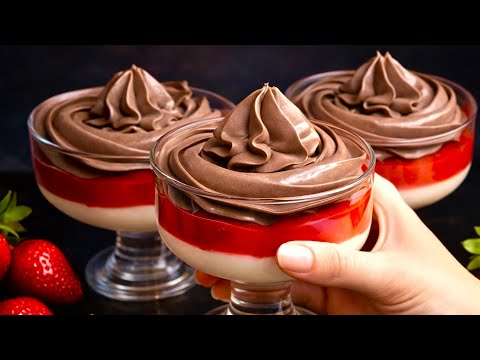 The best dessert in 5 minutes! An Italian chef showed me this recipe!