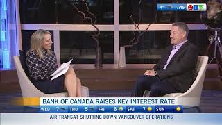 Canada Raises Key Interest Rate To Highest Level Since 2007