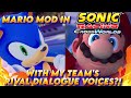 A MARIO MOD IN SONIC RACING CROSSWORLDS WITH VOICES FROM MY RIVAL DIALOGUES VIDEO