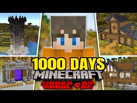 I Survived 1000 Days of Hardcore Minecraft [FULL MINECRAFT MOVIE]