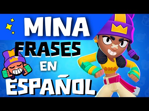 FRASES DE MINA EN ESPAÑOL | Brawl Stars voice lines