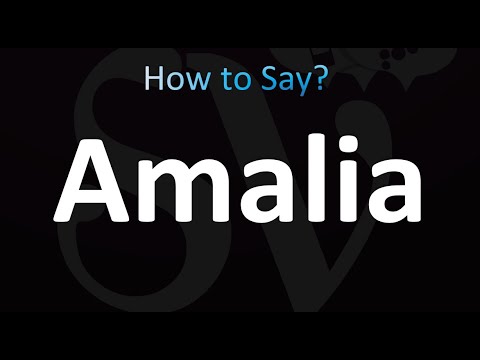 How to Pronounce Amalia (correctly!)