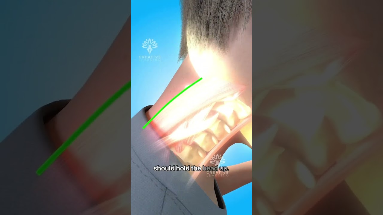 Mobile addiction in kids damage neck bone 😱 - Creativelearning3d