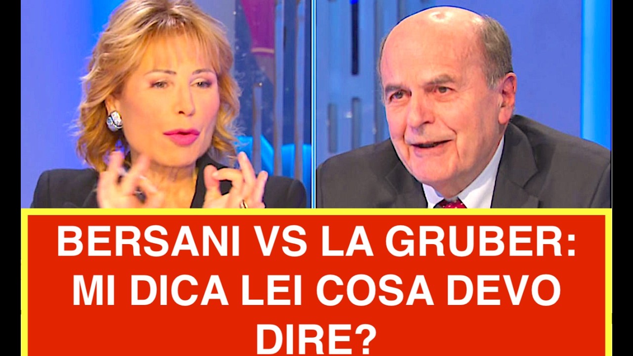 BERSANI VS LA GRUBER: MI DICA LEI COSA DEVO DIRE?