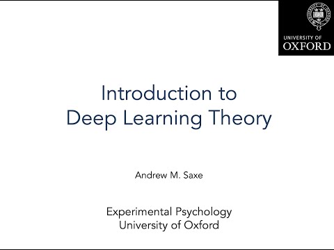 Intro to Deep Learning Theory