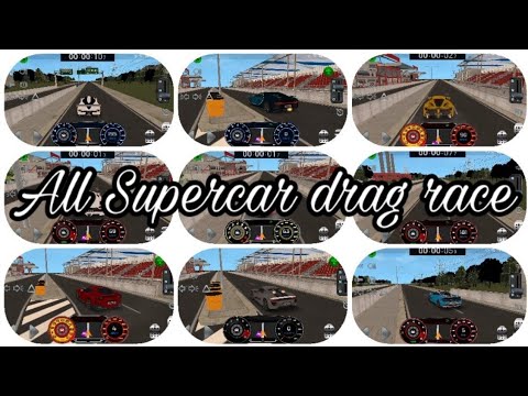 Real Driving Sim - All the Supercar drag race