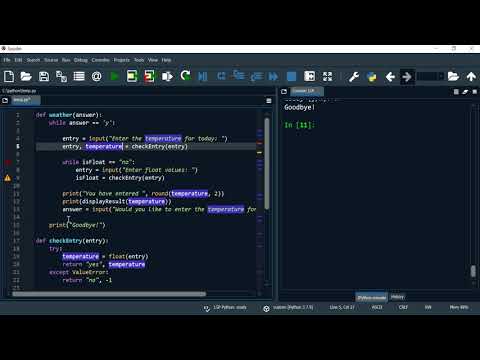 Python 23 A Method That Return 2 Values A String And A Float
