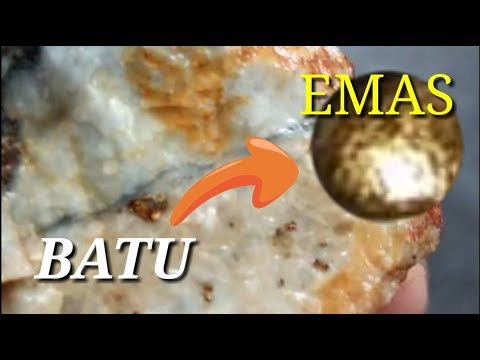 MENGAMBIL EMAS DARI BATU | CARA MENGOLAH EMAS DARI BATU | mine gold | gold stone