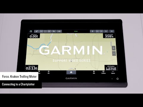 Garmin Support | Force® Kraken Trolling Motor | Connecting to a Garmin Chartplotter