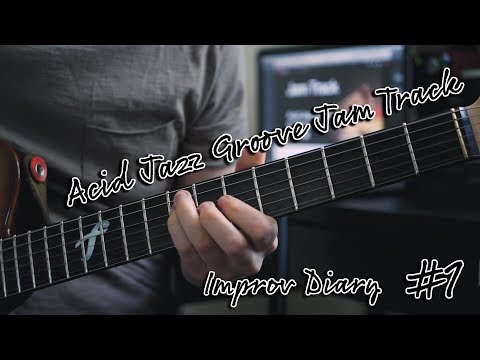 Acid Jazz Groove Jam Track In Gm - Improv Diary #1