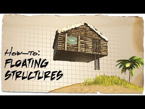4 ways to build a floating/unsupported base | ARK: Survival Evolved | Building Tips