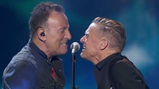 Video thumbnail of "Bryan Adams & Bruce Springsteen performing "Cut's A Knife & “Badlands""