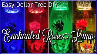 Beauty & The Beast DIY Crafts | Easy Lamp DIY | Valentines Day DIY Dollar Tree
