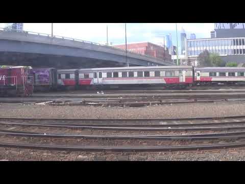 V/Line N453 “City Of Albury", Y129, Y161, N454 “City Of Horsham” PH453, PH454 At Docklands