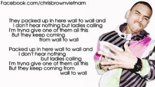 Chris Brown - Wall To Wall [Lyrics Video]