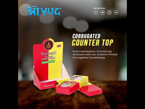 Corrugated Counter Top Display Stand