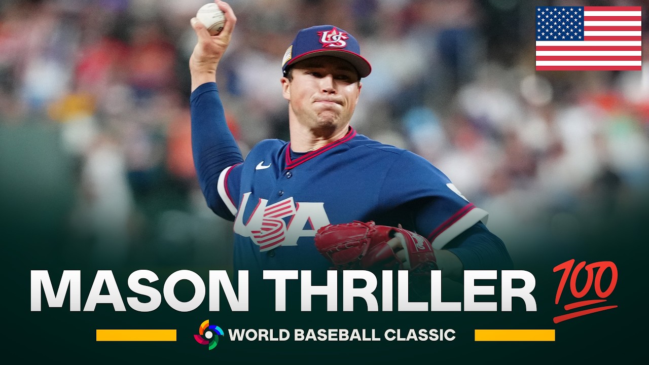 Mason Miller THRILLED for Team USA (all strikeouts!) | 2026 World Baseball Classic Highlights 🇺🇸