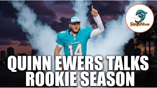 Quinn Ewers Talks Rookie Season in Miami