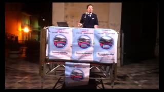 preview picture of video 'LeAli per Mongiuffi Melia - Comizio del candidato sindaco Cosimo Barra'
