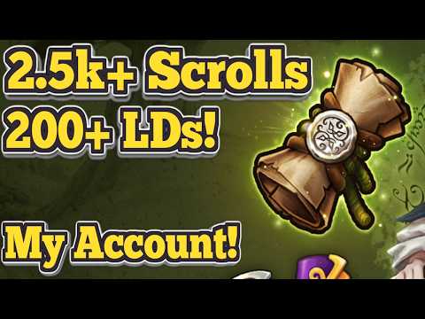 2.5k Scrolls, 200+ LDs! Employee Luck TIME?! - Summoners War