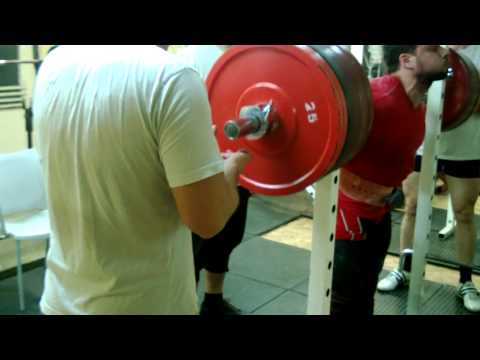 716@179 lb Raw Squat w. Wraps - Alexey Nikulin (325@81.5 kgs)