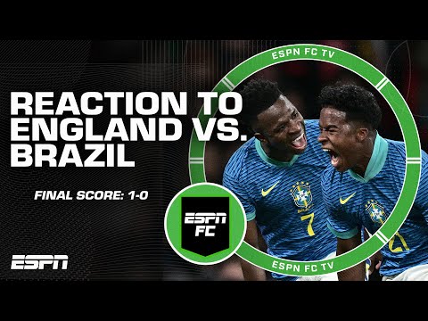 England EASILY could've lost 3-0! - Juls is fired up after friendly loss vs. Brazil | ESPN FC