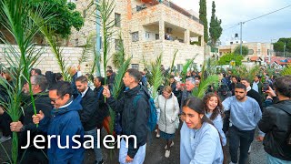 🔴 Happy Palm Sunday from Jerusalem! The Procession from the Mount of Olives to the Old City!
