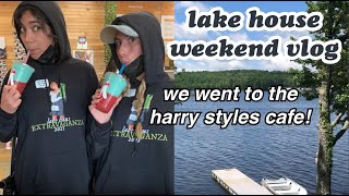 LAKE HOUSE VLOG | harry styles cafe, karaoke + thrifting !