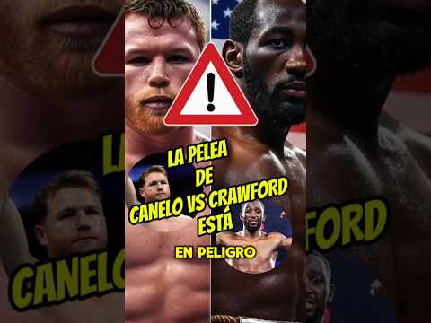 La pelea de Canelo vs Crawford en peligro #boxeo #boxing #canelo #crawfordvscanelo