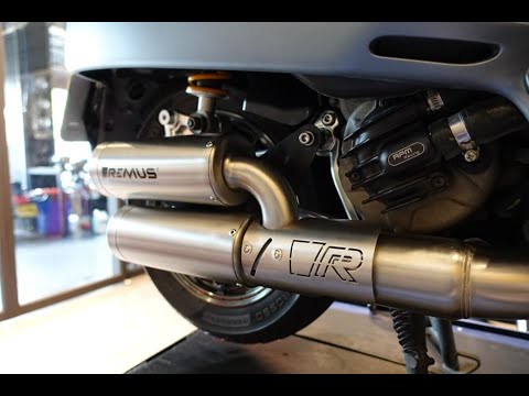REMUS 全新VESPA GTS 300 HPE EURO 5雙管排氣系統