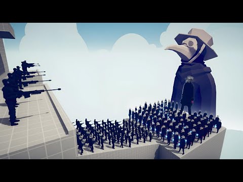 100x PLAGUE DOCTOR vs EVERY GOD | Totally Accurate Battle Simulator TABS