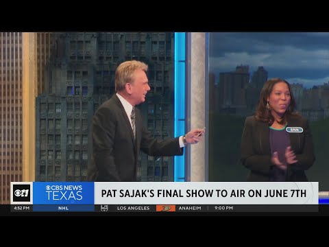 Wheel of Fortune host, Pat Sajak's final show to air in June