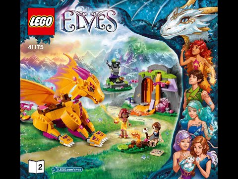 LEGO® Build - Elves - Fire Dragon's Lava Cave