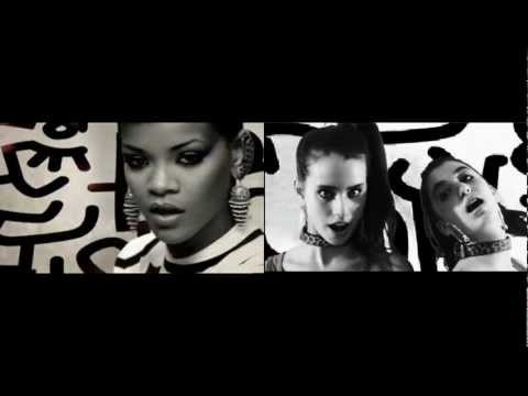 Las Tatuajes vs. Rihanna - Rude Boy (videos paralelos)