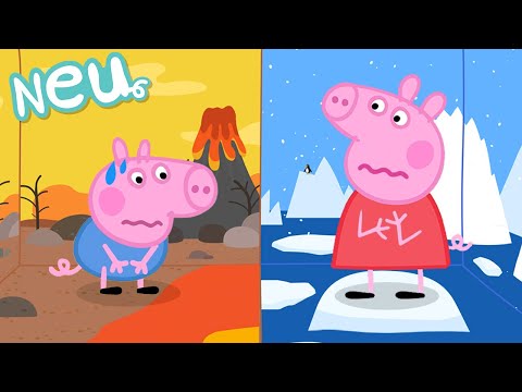Peppa-Wutz-Geschichten 🔥 Der virtuelle Urlaub  ❄️ Videos für Kinder