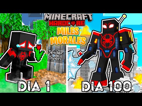 🟥SURVIVED 100 DAYS as a SPIDERMAN in Minecraft HARDCORE!