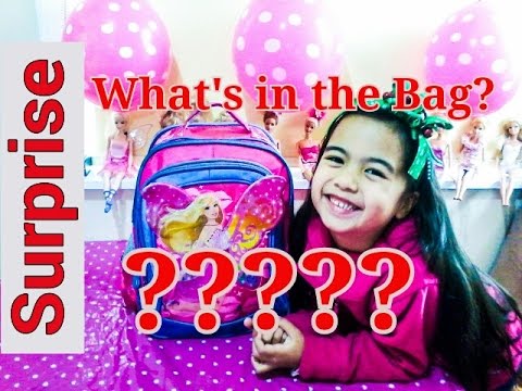 Peppa Pig Holiday Beach Buggy Barbie Backpack Surprise Magnetic Dress up l Kids Balloons and Toys Video