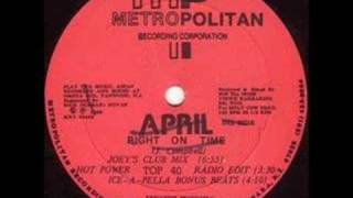 April - Right On Time