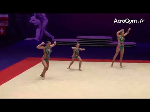 Acro World Championships 2021 GBR Junior Trio