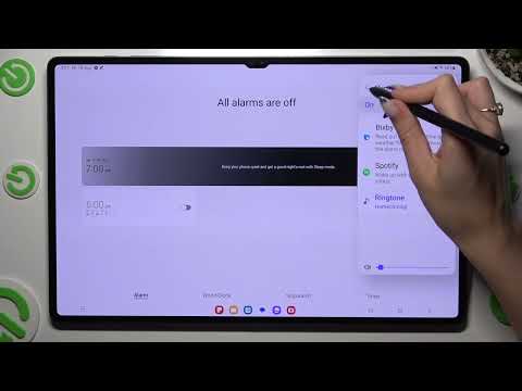 How to Set Up Alarm Clock on Samsung Galaxy Tab S9 Ultra?