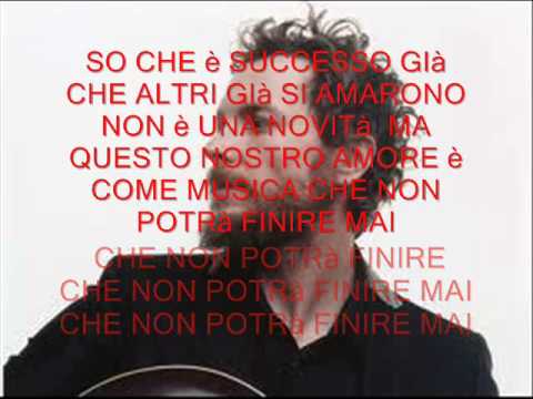 Come Musica Jovanotti con testo