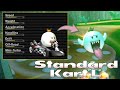 The Standard Kart L Mario Kart Wii Vehicles 14 150cc Mushroom Cup GP