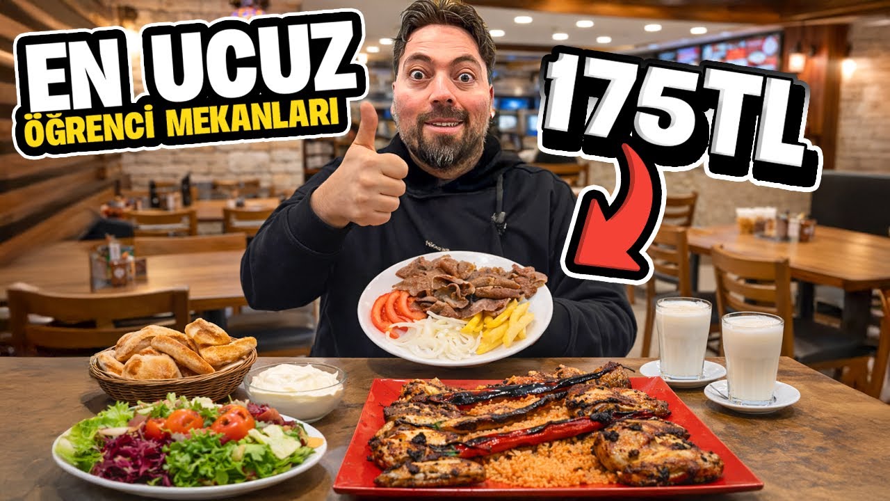 EN UCUZ ÖĞRENCİ MEKANLARINI DENEDİK!