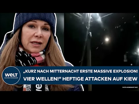 Video Thumbnail: PUTINS KRIEG: "Kurz nach Mitternacht erste massive Explosion!" Luftalarm! Heftige Attacken auf Kiew
